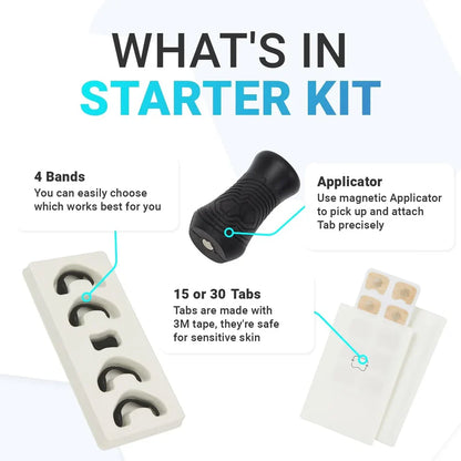 Set Dilatator Nazal Intake Breathing pentru 15 Zile - Starter Kit pentru Respirație Ușoară și Reducerea Sforăitului